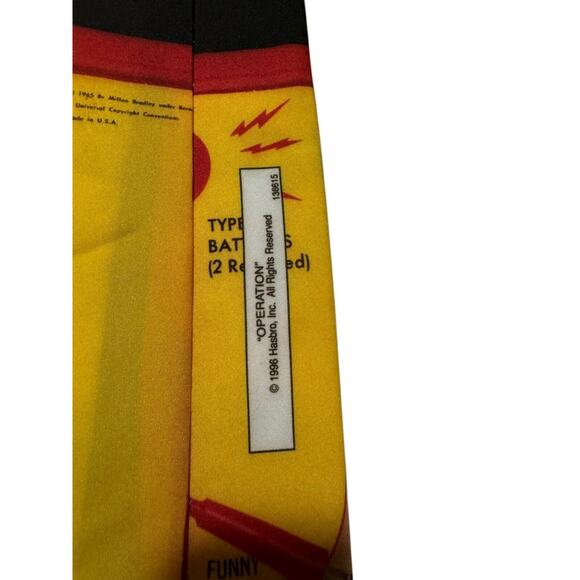 Ralph Marlin ‘OPERATION’ Game Men's Necktie 1996 HASBRO Vintage Game Board Tie - Picture 5 of 7
